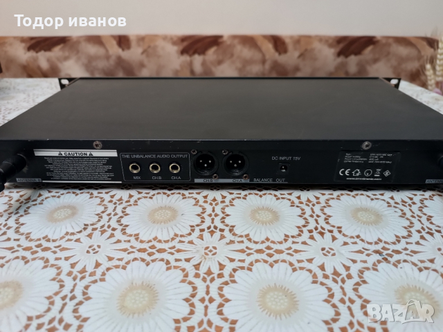 Omnitronic uhf500, снимка 8 - Микрофони - 44566882