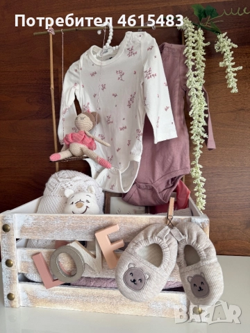 🧸 Кошница за бебче – “Sweet Blossom” 🎀, снимка 4 - Други - 51982786