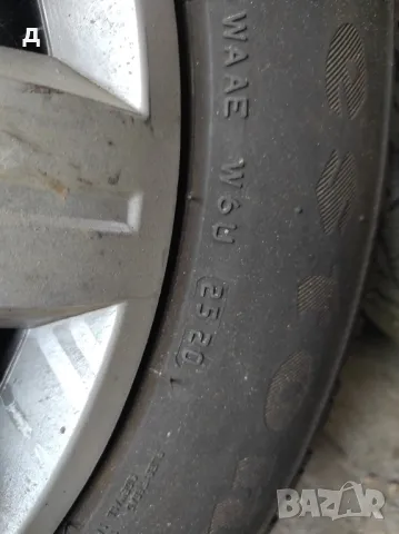 Метални джанти със зимни гуми и тасове 5x112. ,6Jx15H2, Et47 VW,AUDI, SKODA, снимка 4 - Гуми и джанти - 47478950