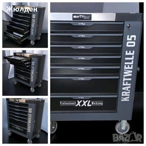 Количка с инструменти, снимка 2 - Куфари с инструменти - 52488331