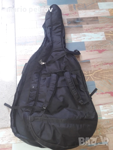 Продавам мек калъф за контрабас изработен по поръчка