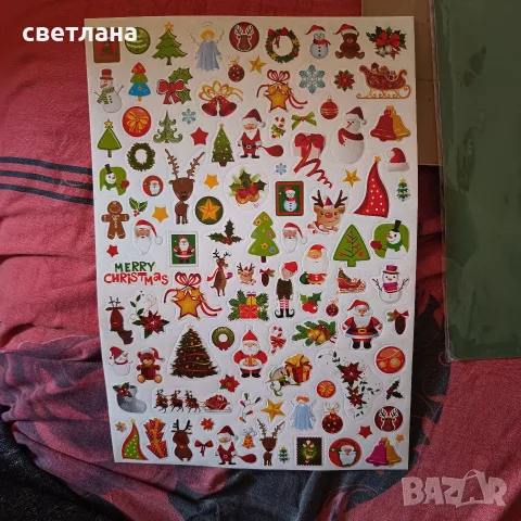 стикери  зимни различни, снимка 3 - Декорация за дома - 56311523