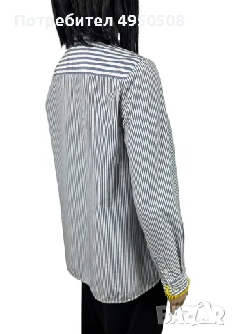Уикенд риза с райета от Max Mara, снимка 8 - Ризи - 56168982