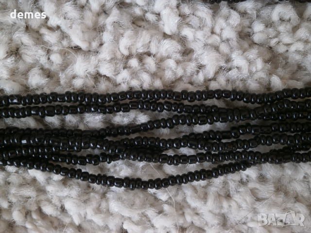  Традиционен африкански гердан-комбинация от пясъчна мъниста, снимка 4 - Колиета, медальони, синджири - 31062167