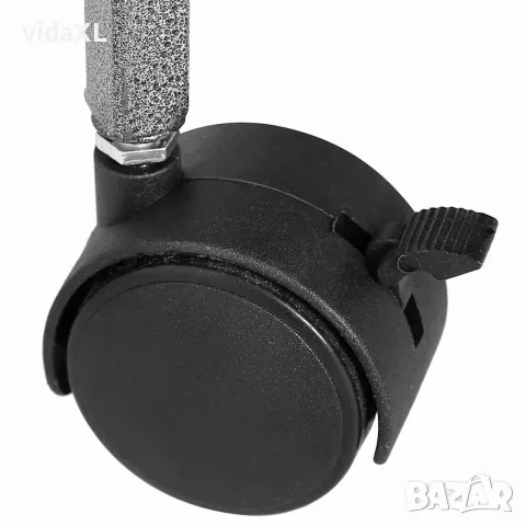 vidaXL Клетка за птици, черна, 54x54x146 см, стомана, снимка 5 - За птици - 56146247