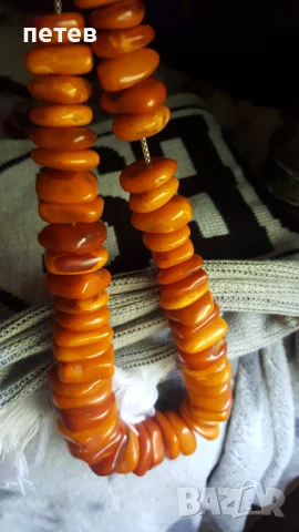 Кехлибар. Кехлибарен гердан., снимка 10 - Антикварни и старинни предмети - 51148015