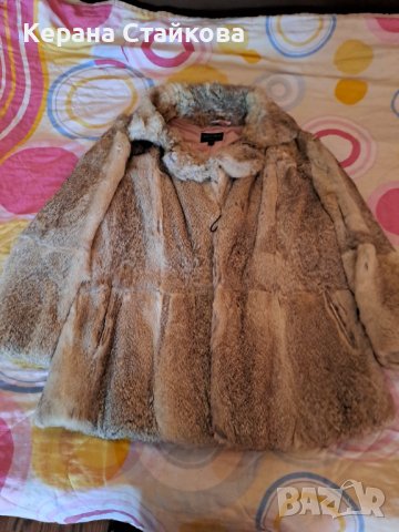Палто от заешка кожа, снимка 14 - Палта, манта - 42526929