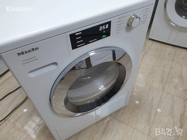 UK - Wi-Fi - Miele T1 Сушилня с Термопомпа и Аларма Миеле 12м Гаранция, снимка 2 - Сушилни - 55795510