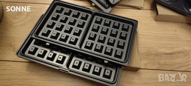 Немски сандвич мейкър/грил преса Prinz 4 в 1, 800 W , снимка 6 - Тостери - 48435090