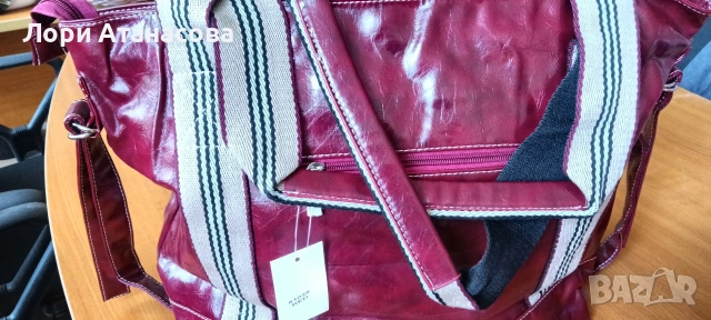 Стилна и функционална дамска чан в цвят бордо. , снимка 2 - Чанти - 54015202