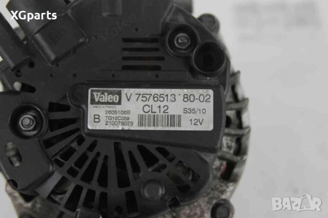  Алтернатор / генератор за Peugeot 308 1.4i 95 к.с. (2007-2013) V7576513, снимка 4 - Части - 50734289