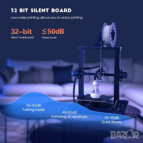 ПРОМОЦИЯ 3D Принтер CREALITY ENDER-3 S1, снимка 10 - Принтери, копири, скенери - 42887431