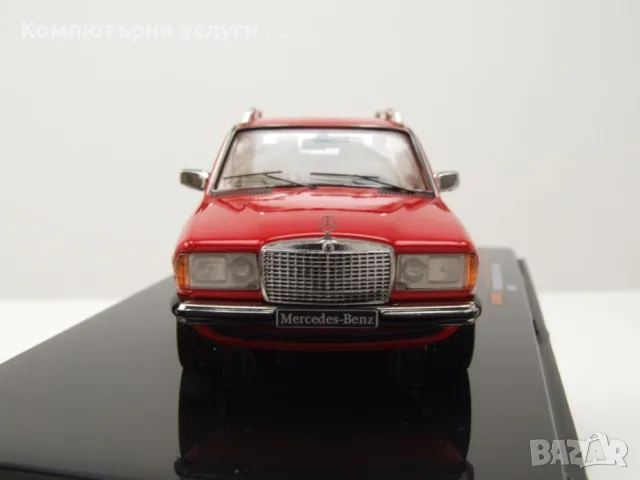 Mercedes-Benz 200 T S123 Kombi 1979 - мащаб 1:43 на IXO моделът е нов в PVC дисплей-кейс, снимка 3 - Колекции - 56080493