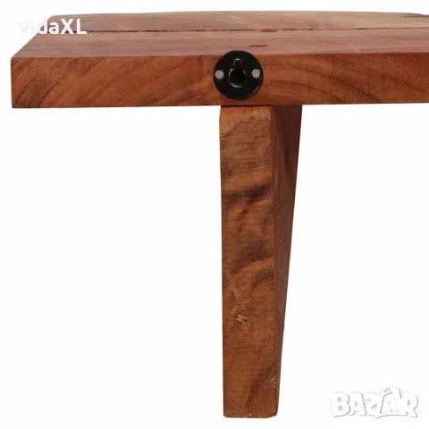 vidaXL Рафтове за стена, 2 бр, 90x20x18 см, акация масив, снимка 9 - Етажерки - 56146452