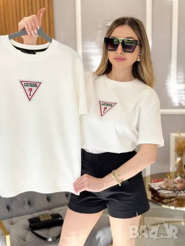 памучни дамски тениски guess , снимка 4 - Тениски - 50333929