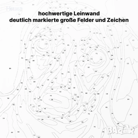 Комплект за рисуване по номера Rose, ZUTY, памучно платно върху дървена рамка, 3 четки и бои, снимка 9 - Рисуване и оцветяване - 51181984