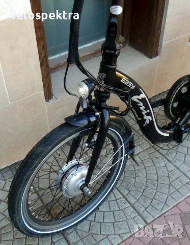 Електрически ЕНИК Изи- сгъваем "пони" ! На 170 км. Като НОВ ! 20 цола !, снимка 3 - Велосипеди - 50243616