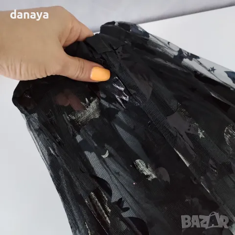 5202 Хелоуин комплект пола пачка с диадема прилеп, снимка 4 - Детски комплекти - 47295119