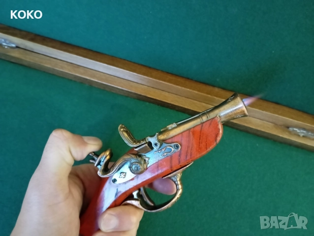 Газова Метална Запалка ,Стар Пищов , снимка 3 - Колекции - 51952744