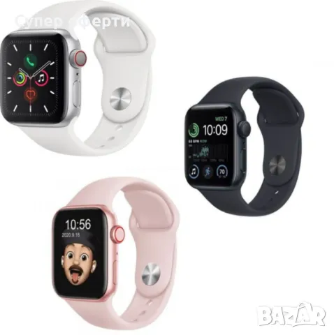 ⌚ Смарт часовник G66L Full Screen – Измерване на пулс и кръвно налягане ⌚