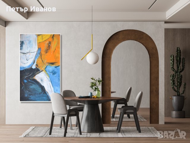 Абстрактни авторски картини ръчно рисувани , снимка 17 - Картини - 31589457