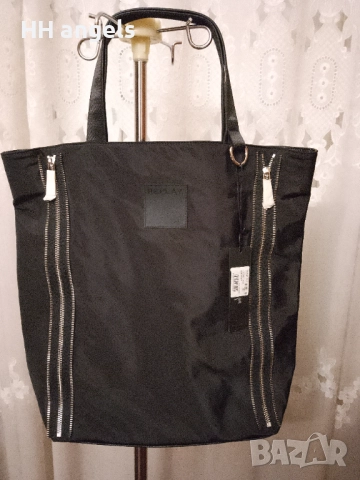 Replay tote чанта с етикети, снимка 5 - Чанти - 52777077