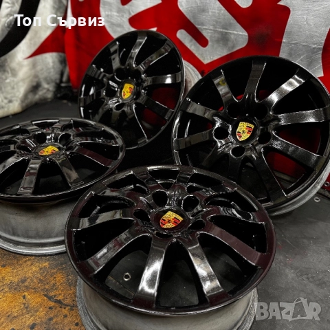 Алуминиеви джанти за Порше, 17 цола, 5х130, 4 броя, снимка 2 - Гуми и джанти - 51637550