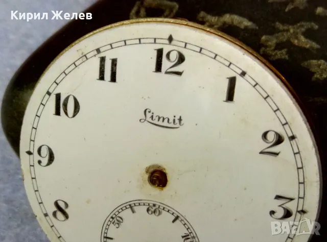 SIMIT SWISS MADE МЕХАНИЗЪМ с АРАБСКИ ЦИФЕРБЛАТ от РЯДЪК МОДЕЛ СТАР ШВЕЙЦАРСКИ ДЖОБЕН ЧАСОВНИК 26321, снимка 12 - Антикварни и старинни предмети - 48575409