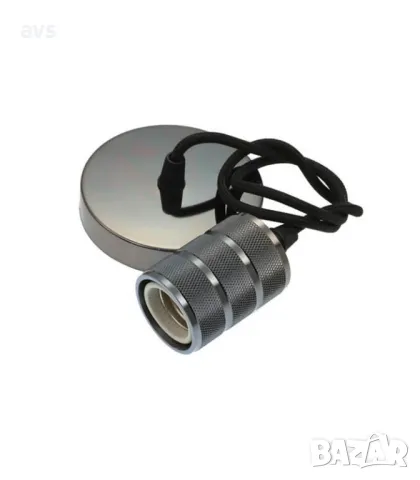 Пендел с кабел 1М Е27 VITO черен, снимка 1