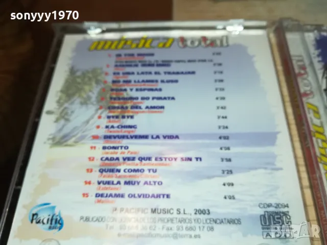 MUSICA TOTAL-45ЛВ ЗА ЦД-65ЛВ ЗА ДВА БРОЯ 1103250850, снимка 14 - CD дискове - 49444673