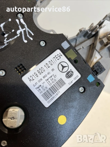 плафон за предната част за Mercedes CLS W219 3.2 CDI (2009) A2198201201, снимка 2 - Части - 53877197