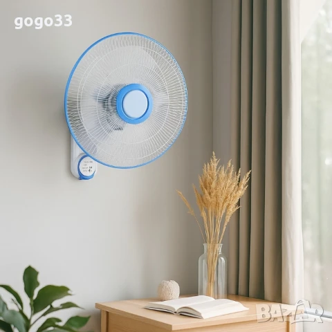 Вентилатор 16" Perfect WF-16RC, стенен, дистанционно управление, снимка 2 - Вентилатори - 51038510