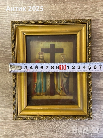 Старинна икона , снимка 4 - Икони - 52823030