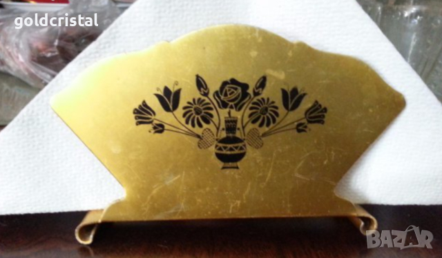 стар метален  салфетник 