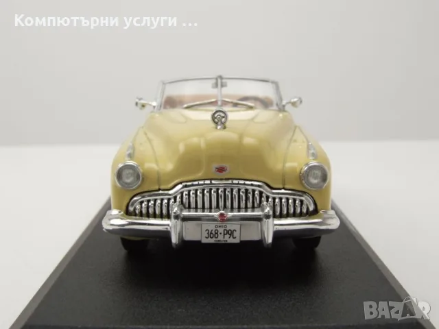 Buick Roadmaster Convertible 1949 Rain Man Charlie Babbitt - мащаб 1:43 на Greenlight нов , снимка 5 - Колекции - 55805944