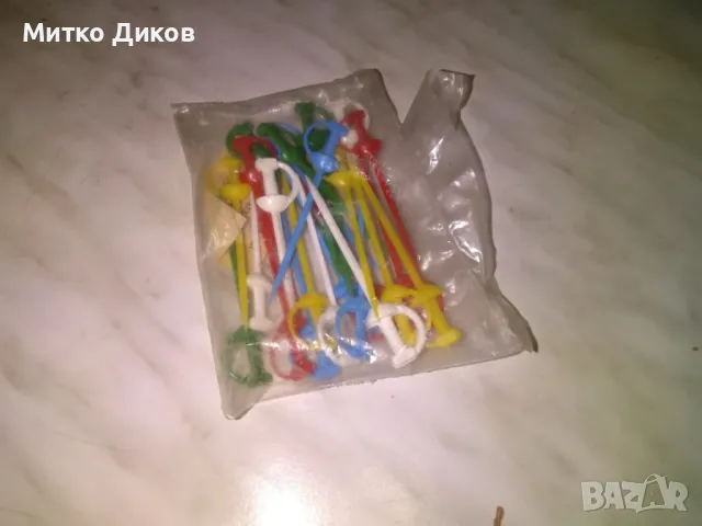 Саби пластмасови 7см 25 броя нови за коктейли-хапки шейкове и други, снимка 3 - Аксесоари за кухня - 49796707