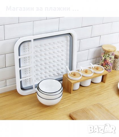 МУЛТИФУНКЦИОНАЛНА СГЪВАЕМА СУШИЛНЯ ЗА СЪДОВЕ И ПРИБОРИ - код 3156, снимка 5 - Аксесоари за кухня - 33889159