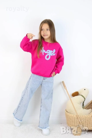 Комплект дънки и блуза за момиче