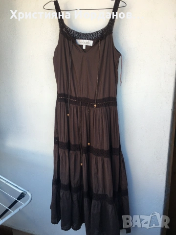 Дълга лятна памучна рокля Л/ХЛ, снимка 11 - Рокли - 54327582