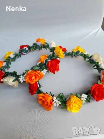 Венчета за Лазарки , снимка 5 - Аксесоари за коса - 53882537