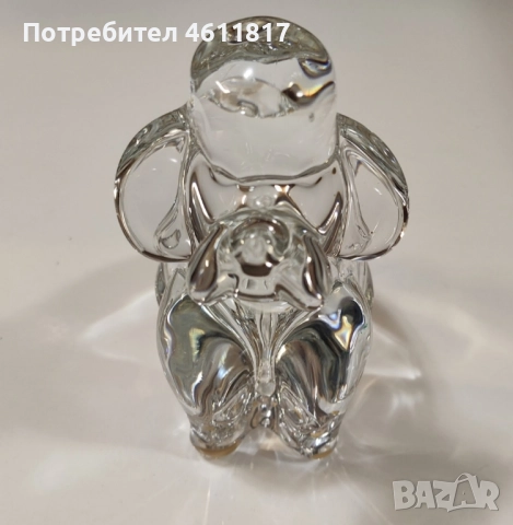Кристална фигура Куче, снимка 2 - Колекции - 51933930