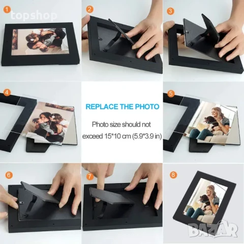 Фото рамка със скрита камера Nevarde, снимка 9 - Комплекти за видеонаблюдение - 50557276