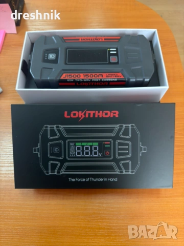 Бустер (стартерно устройство) LOKITHOR J1500 1500Amp, снимка 3 - Аксесоари и консумативи - 53913384