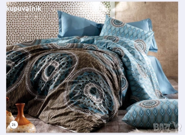 Луксозен спален комплект / спално бельо - Ранфорс 100% памук, снимка 11 - Спално бельо - 51990711