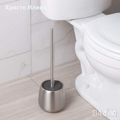 Четка за тоалетна чиния от висококачествена неръждаема стомана, снимка 3 - Други стоки за дома - 42650064