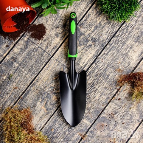 3638 Градинска лопатка с гумирана дръжка, снимка 3 - Градински инструменти - 39998432