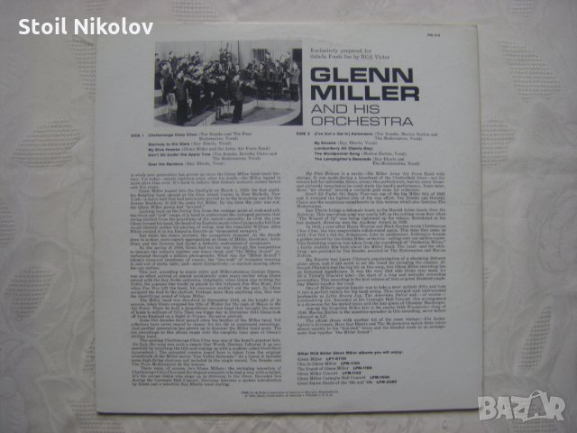 Плоча - Glenn Miller And His Orchestra ‎– Glenn Miller Originals - RCA Victor, PR-114, снимка 5 - Грамофонни плочи - 35360343