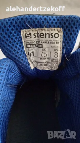 Работни обувки stenso toledo pro ankle S3S SR, снимка 9 - Мъжки боти - 55737339