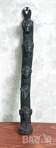 Африканска дърворезба, скулптора, сувенир, пано, тотем. , снимка 7 - Картини - 53179829