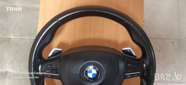 Оригинален M волан с пера за BMW F10, F11, F01,F15, F16,F25, снимка 2 - Части - 42672248